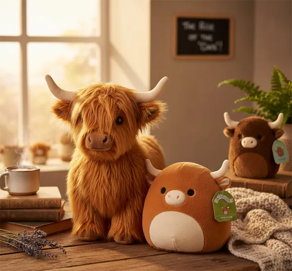 The Rise of the "Coos": Why Highland Cow Toys are Must-Haves 1 Highland Cows