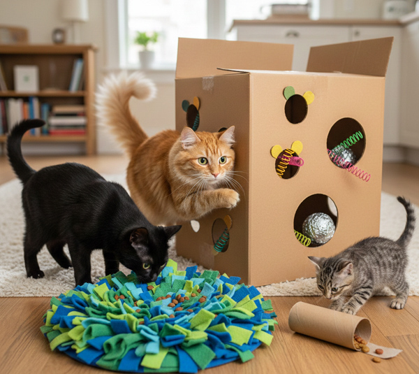 Cat Needs a Toy Box Tune-Up