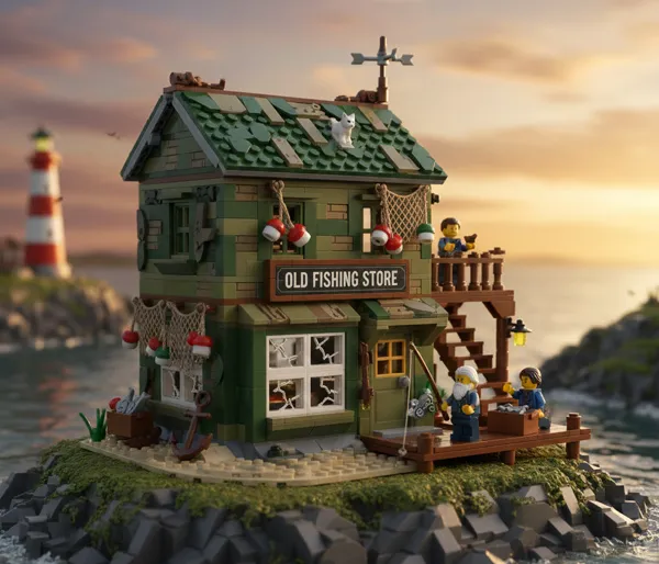 LEGO Ideas 21310 – Old Fishing Store,A Masterpiece That Hooked LEGO Fans 1 LEGO Ideas 21310 – Old Fishing Store